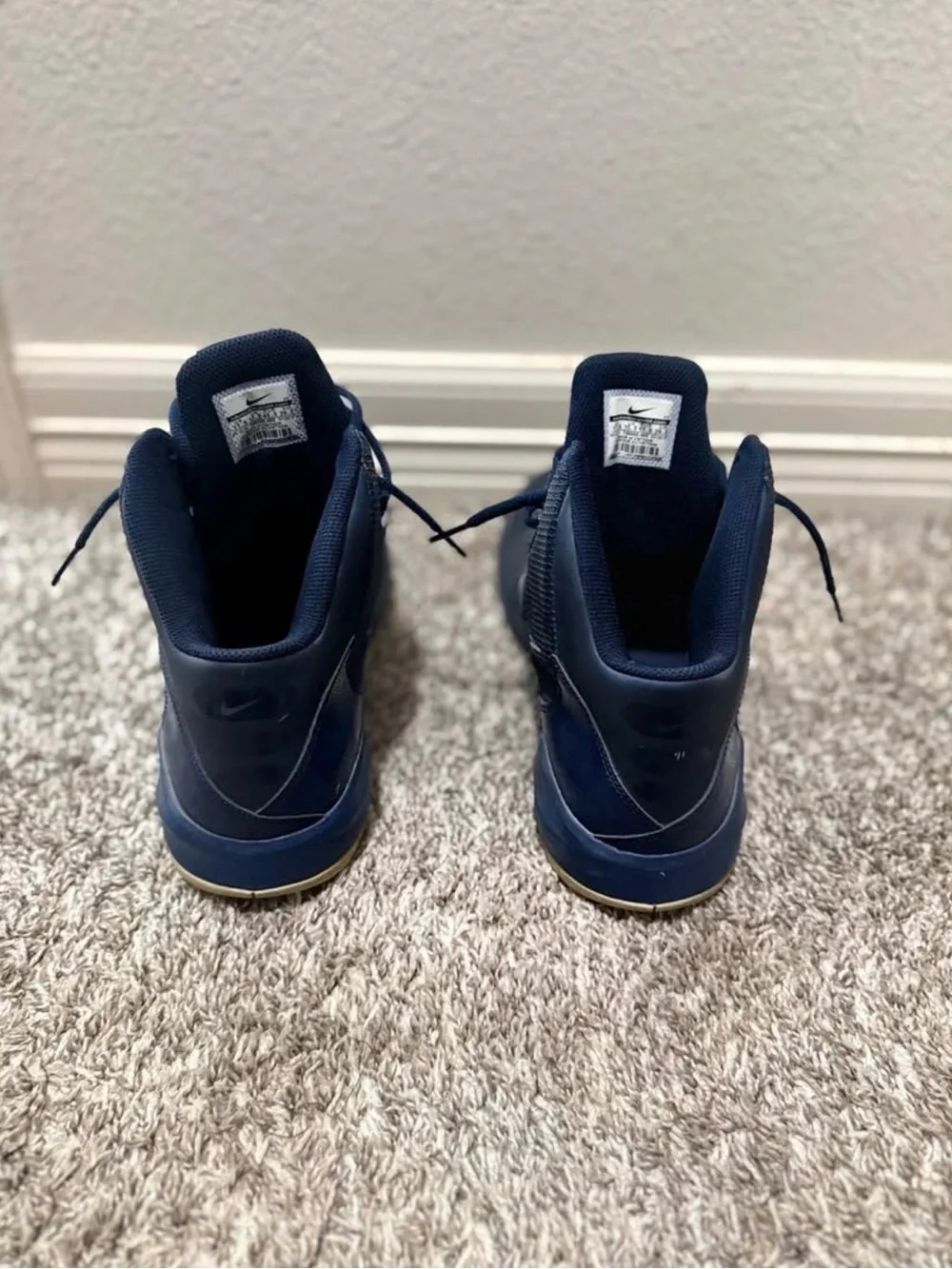 Nike Shoes Mens 11.5 Blue Zoom Without A Doubt Basketball Sneakers